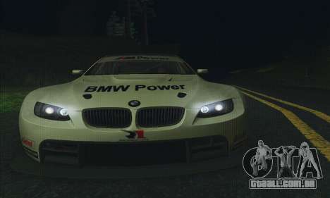 BMW M3 GT2 E92 ALMS para GTA San Andreas
