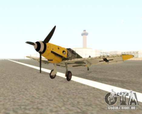 Bf-109 G6 v1.0 para GTA San Andreas