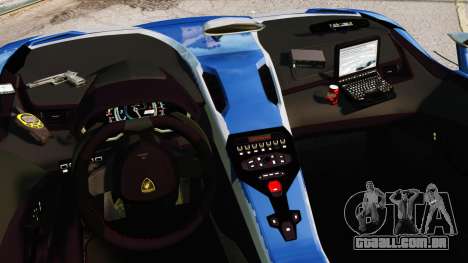 Lamborghini Aventador J Police para GTA 4