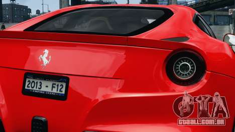 Ferrari F12 Berlinetta 2013 Modified Edition EPM para GTA 4