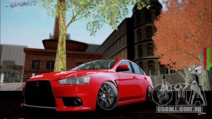 Mitsubishi Lancer Evolution X Stance Work para GTA San Andreas