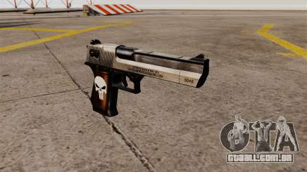 Pistola semi-automática de Desert Eagle Punisher para GTA 4