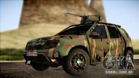 Dacia Duster Army Skin 2 para GTA San Andreas