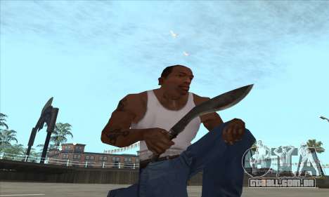 Kukri faca-facão para GTA San Andreas