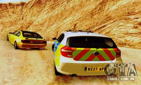 BMW 120i SE Police para GTA San Andreas