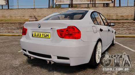 BMW M3 Unmarked Police [ELS] para GTA 4