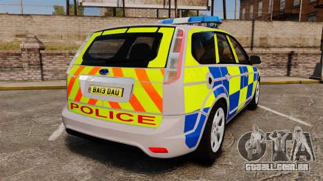 Ford Focus Estate 2009 Police England [ELS] para GTA 4