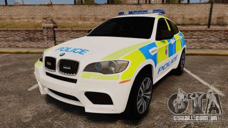 BMW X6 Lancashire Police [ELS] para GTA 4