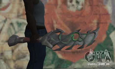 A espada do World of Warcraft para GTA San Andreas