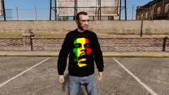 Camisola-Bob Marley- para GTA 4