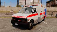 Brute Liberty Ambulance [ELS] para GTA 4