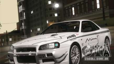 Nissan Skyline Mines R34 2002 para GTA San Andreas