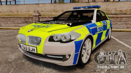 BMW 550i Metropolitan Police [ELS] para GTA 4