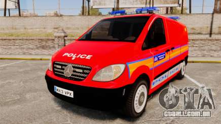 Mercedes-Benz Vito Metropolitan Police [ELS] para GTA 4