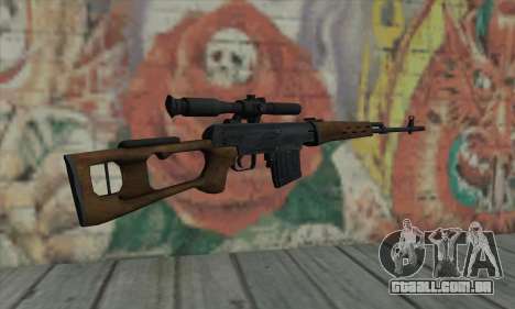 Dragunov Sniper Rifle para GTA San Andreas