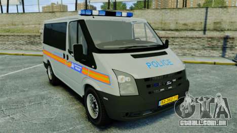 Ford Transit Metropolitan Police [ELS] para GTA 4