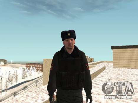Pak policiais no inverno uniformes para GTA San Andreas