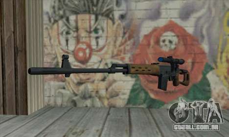 Dragunov Sniper Rifle para GTA San Andreas