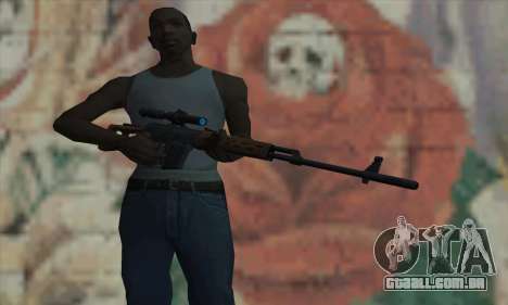 Dragunov Sniper Rifle para GTA San Andreas