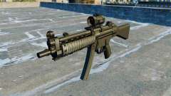 Pistola-metralhadora MP5 RIS Nom900a para GTA 4