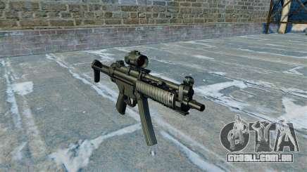 Pistola-metralhadora MP5 RIS Nom900a para GTA 4