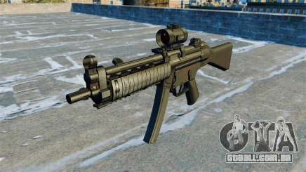 Pistola-metralhadora MP5 RIS Nom900a para GTA 4