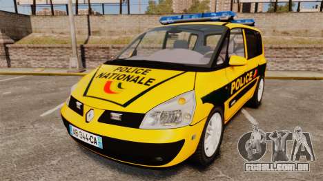Renault Espace Police Nationale [ELS] para GTA 4