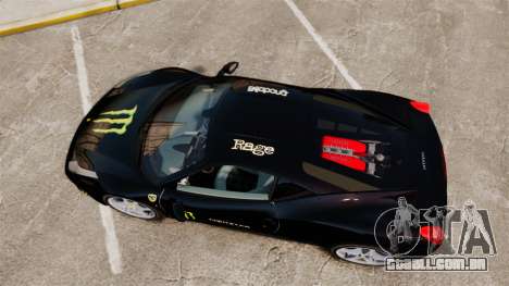 Ferrari 458 Italia 2010 Monster Energy para GTA 4