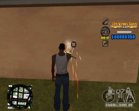 C-HUD Los Santos Vagos Gang para GTA San Andreas