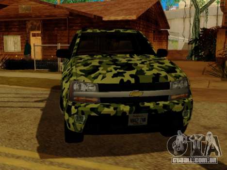 Chevrolet TrailBlazer Army para GTA San Andreas