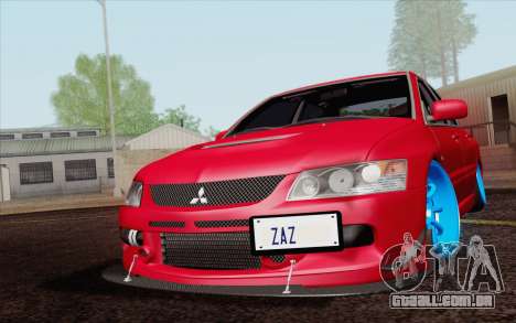 Mitsubishi Lancer MR Edition para GTA San Andreas