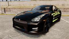 Nissan GT-R Black Edition 2012 Drive para GTA 4