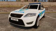 Ford Mondeo Croatian Police [ELS] para GTA 4