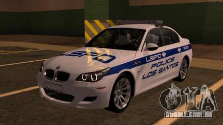 BMW M5 E60 Police LS para GTA San Andreas
