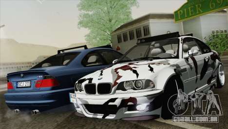 BMW M3 E46 Camo para GTA San Andreas