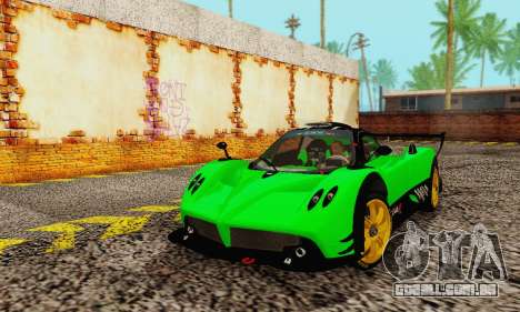 Pagani Zonda Type R Green para GTA San Andreas