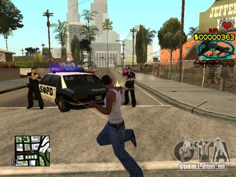 C-HUD Guns para GTA San Andreas
