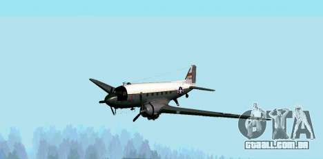 C-47 Dakota USAF para GTA San Andreas
