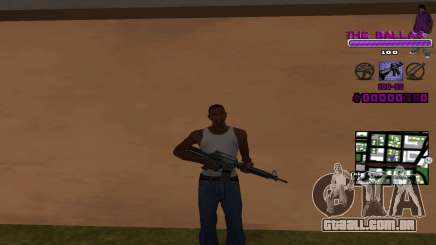 C-HUD The Ballas Gang para GTA San Andreas