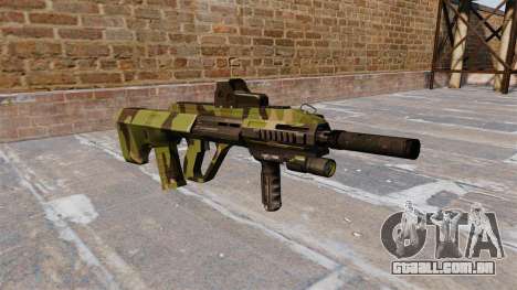 Máquina de Steyr AUG-A3 Floresta para GTA 4