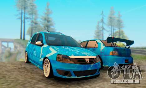 Dacia Logan Blue Star para GTA San Andreas