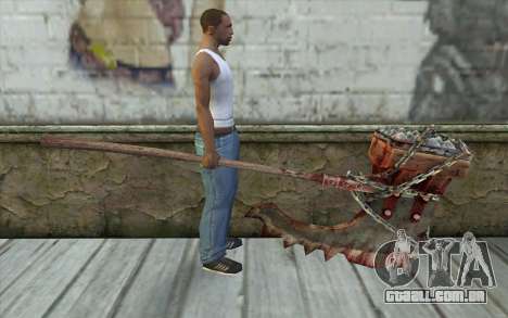 O machado do carrasco (Resident Evil 5) para GTA San Andreas
