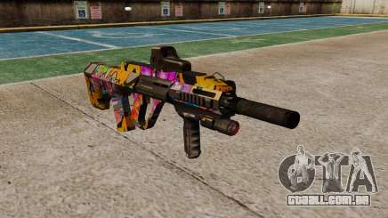 Автомат Steyr AUG-A3 Óptica Graffitti para GTA 4