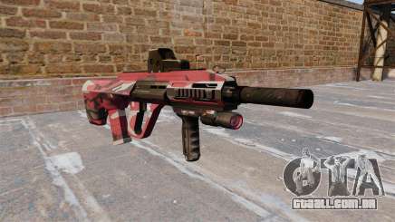 Máquina de Steyr AUG-A3 Vermelho urbana para GTA 4