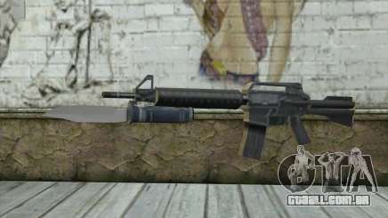 M4A1 com uma baioneta para GTA San Andreas