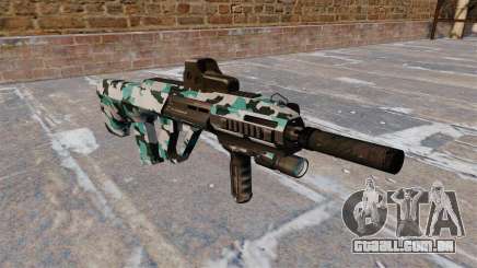 Máquina de Steyr AUG-A3 Aqua Camo para GTA 4