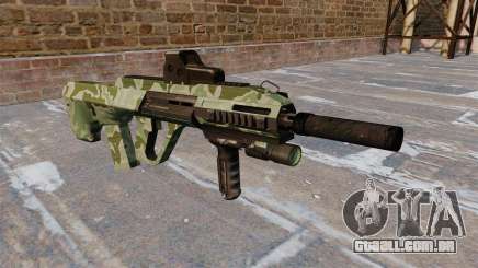 Máquina de Steyr AUG-A3 Verde Camo para GTA 4