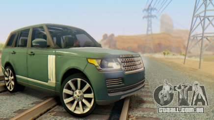 Range Rover Vogue 2014 V1.0 Interior Nero para GTA San Andreas