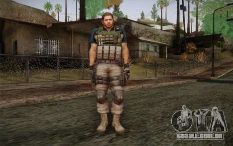 Chris Redfield from Resident Evil 6 para GTA San Andreas