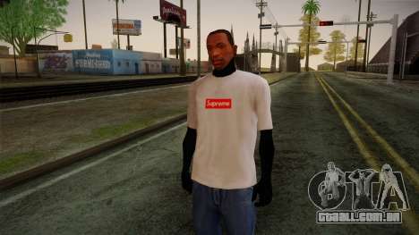 Supreme T-Shirt para GTA San Andreas
